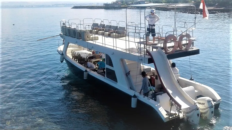 Fiber glass boat
